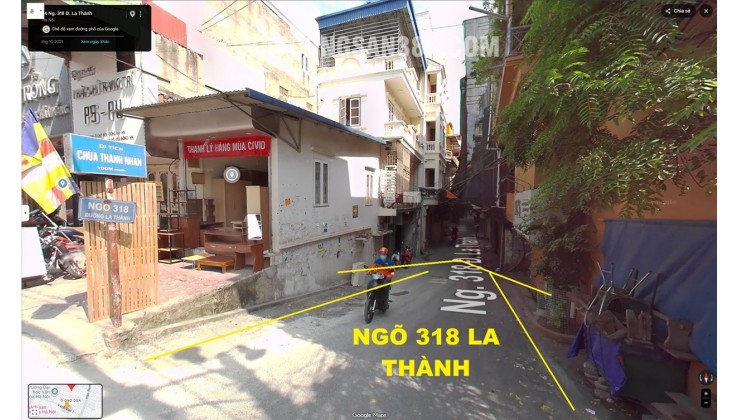 Bán nhà 5 tầng ngõ 318 La Thành, phường Ô Chợ Dừa, Hà Nội, 44.5m2 x 5 tầng, ngõ 3m, miễn TG